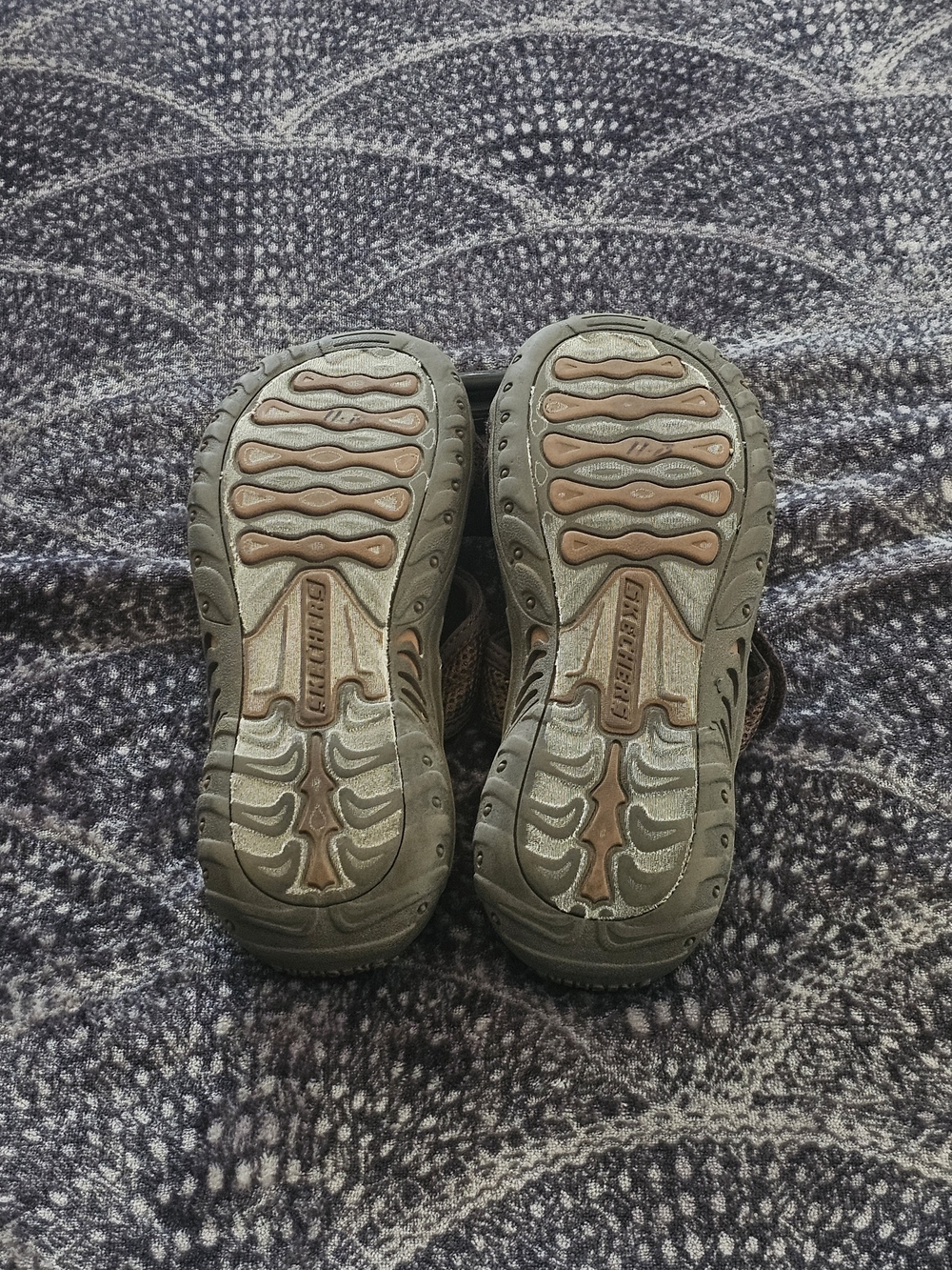 Skechers Brown Adjustable Slide Sandals Size 7.0 - Picture 3 of 5